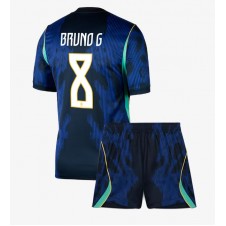 Brasil Bruno Guimaraes #8 Bortedraktsett Barn VM 2026 Kortermet (+ korte bukser)